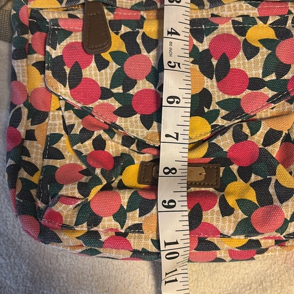 WEIRD FISH BRAND MULTI COLOR CANVAS CROSSBODY LIGHT GREEN CROSSBODY STRAP - Picture 7 of 7